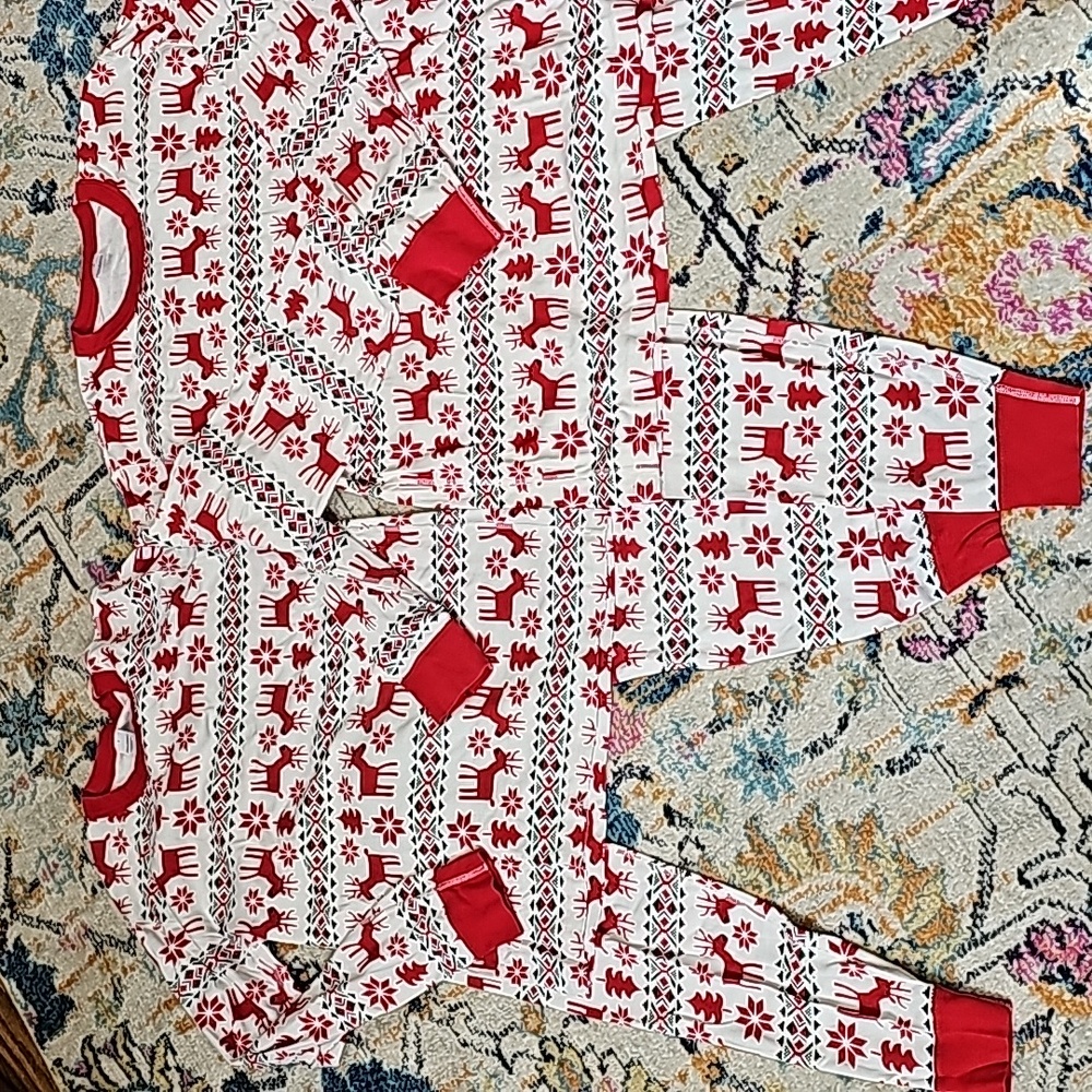 Hanna Andersson family holiday pjs - Dear Deer Marshmallow print - multi sized